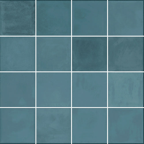 100x100 Carlo Azzurro Matt Tile