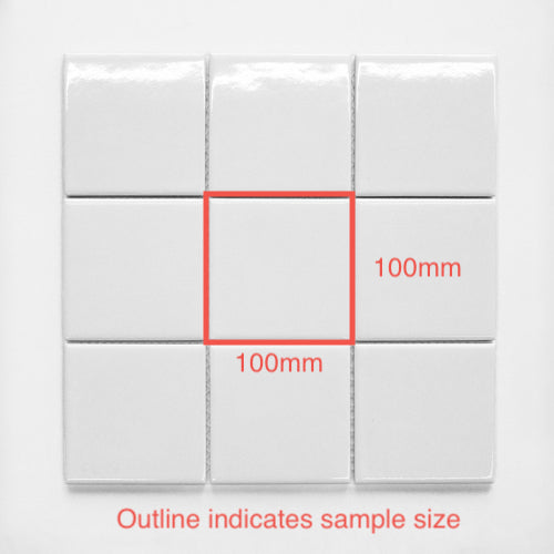 100x100 Stefano Extreme White Gloss Tile