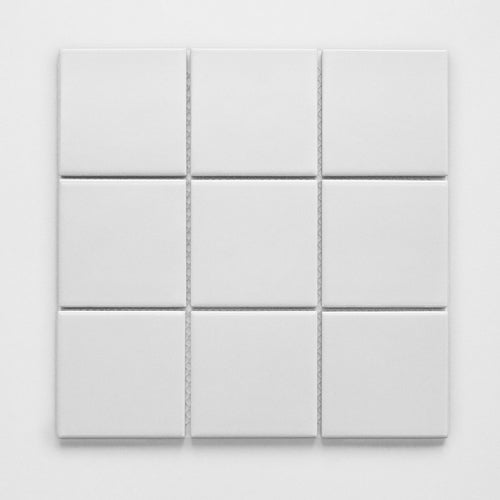 100x100 Stefano Extreme White Matt Tile
