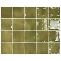 100x100 Rosina Basil Green Gloss