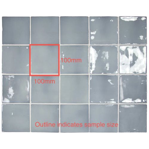 100x100 Rosina Blue Moon Gloss Tile