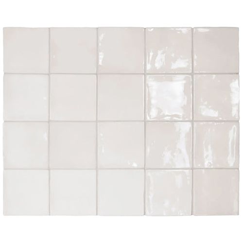 100x100 Rosina White Gloss Tile