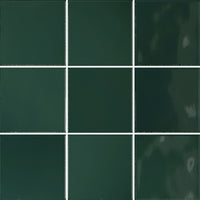 100x100 Martina Emerald Green Gloss Tile