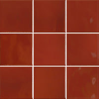 100x100 Martina Lava Red Gloss Tile