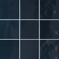 100x100 Martina Sapphire Blue Gloss Tile