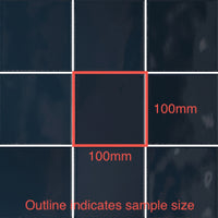 100x100 Martina Sapphire Blue Gloss Tile