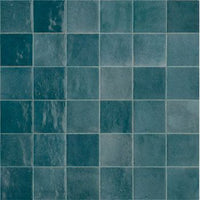 100x100 Elena Petrolio Gloss Tile