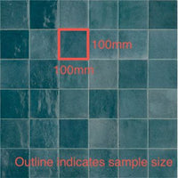 100x100 Elena Petrolio Gloss Tile