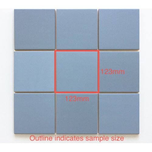 123x123 Luca Blue Matt Tile