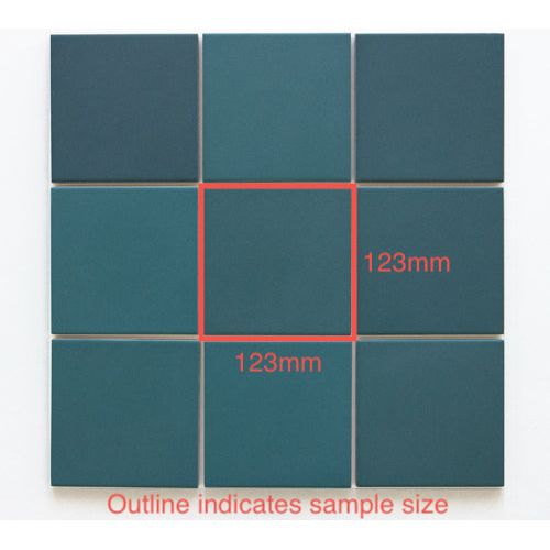 123x123 Luca Green Matt Tile