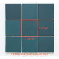 123x123 Luca Green Matt Tile