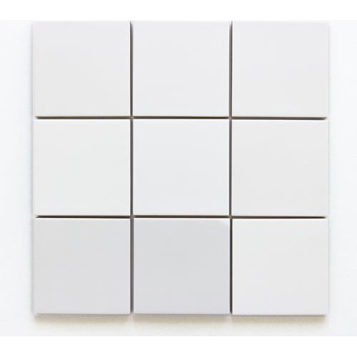 123x123 Luca White Matt Tile
