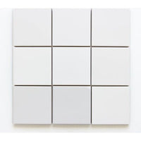 123x123 Luca White Matt Tile