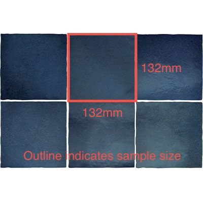 132x132 Chiara Sea Blue Matt Tile