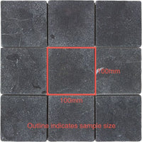 304x304 Vito Stone Charcoal Tumbled Tile