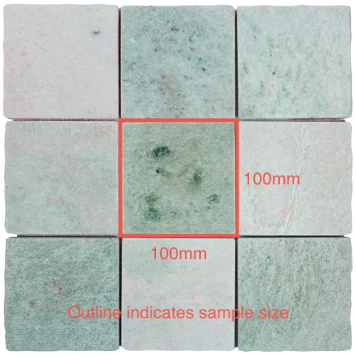 304x304 Vito Stone Mint Tumbled Tile