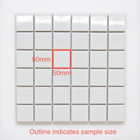50x50 Stefano Extreme White Gloss Tile