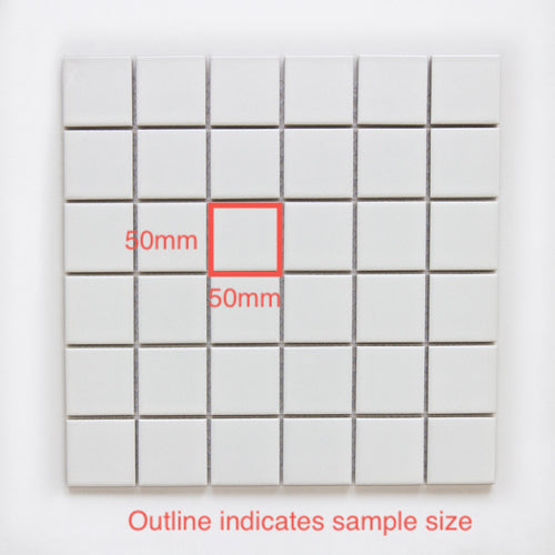 50x50 Stefano Extreme White Matt Tile