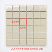50x50 Stefano Organic Bone Gloss Tile