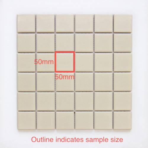 50x50 Stefano Organic Bone Matt Tile