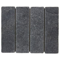 60x200 Vito Stone Charcoal Tumbled Tile