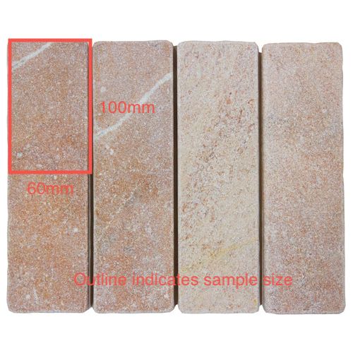 60x200 Vito Stone Terra Tumbled Tile