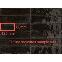 60x240 Irene Black Gloss Tile