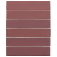 60x300 Luciano Garnet Matt Tile