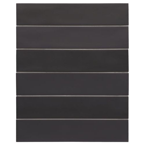 60x300 Luciano Noir Matt Tile