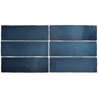 65x200 Chiara Sea Blue Matt Tile