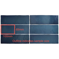 65x200 Chiara Sea Blue Matt Tile