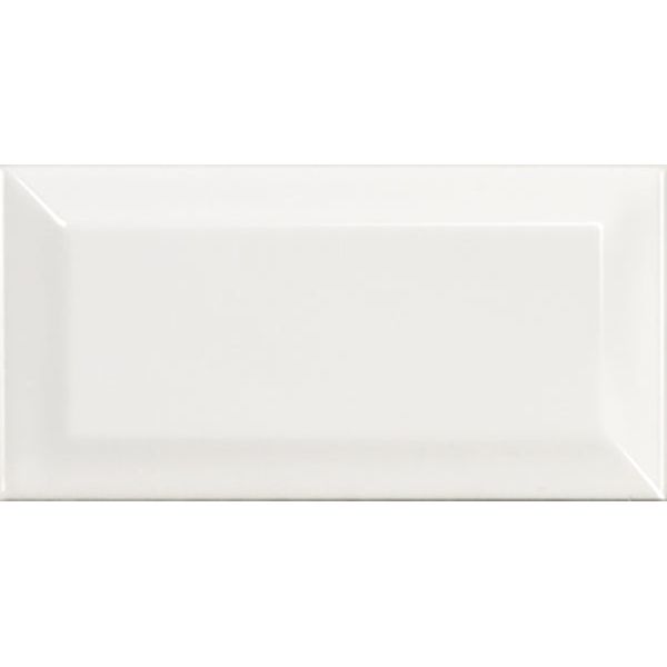 75x150 Gabrielle Beveled White Matt Tile