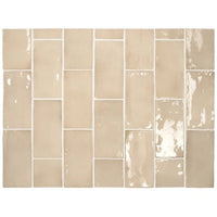 75x150 Rosina Beige Argile Gloss Tile