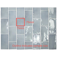75x150 Rosina Blue Moon Gloss Tile