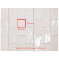 75x150 Rosina White Gloss Tile