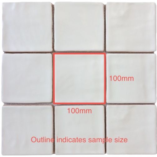 100x100 Lucente White Matt Tile