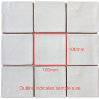 100x100 Lucente White Matt Tile