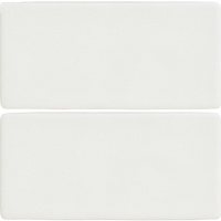 76x152 Lucente White Matt Tile