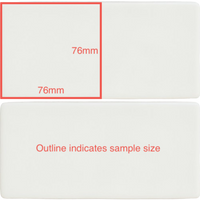 76x152 Lucente White Matt Tile