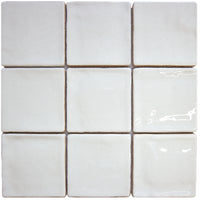 100x100 Lucente White Gloss Tile