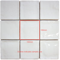 100x100 Lucente White Gloss Tile