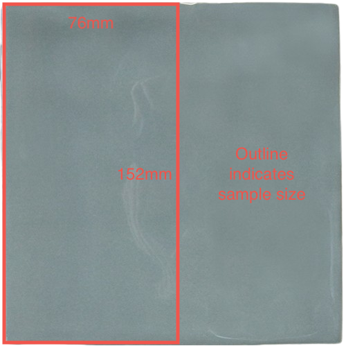 152x152 Lucente Elephant Grey Gloss Tile