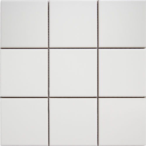 100x100 Stella White Matt Tile