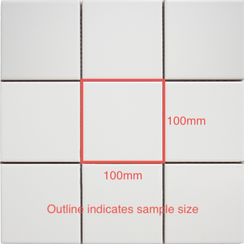 100x100 Stella White Matt Tile