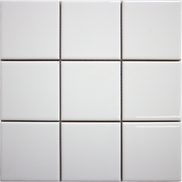 100x100 Stella White Gloss Tile