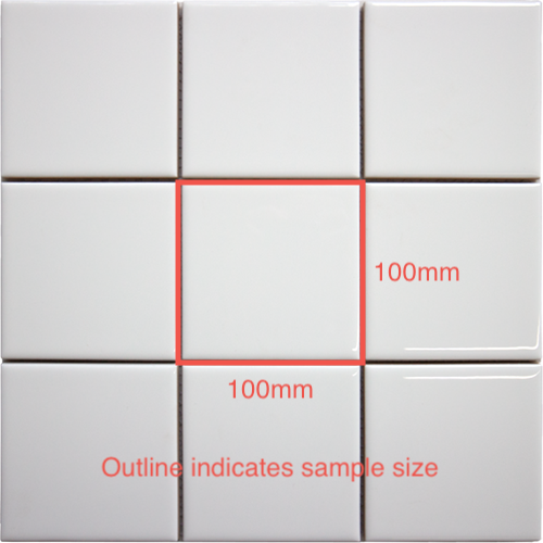 100x100 Stella White Gloss Tile