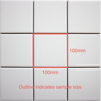 100x100 Stella White Gloss Tile