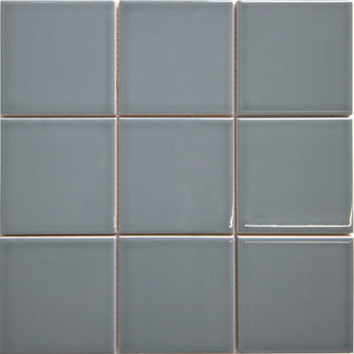 100x100 Stella Elephant Grey Gloss Tile