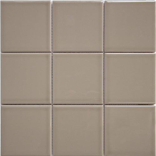 100x100 Stella Elegant Greige Gloss Tile