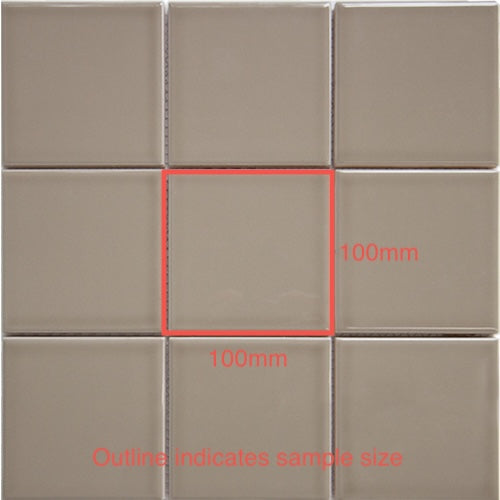 100x100 Stella Elegant Greige Gloss Tile